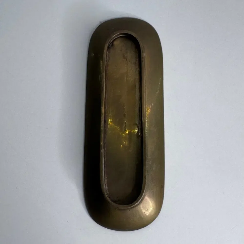 Vintage Brass Trinket Coin Tray “Longevity” Symbol Chinese